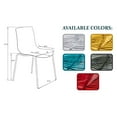 thumbnail image 6 of LeisureMod Dining Chair in ABS Plastic with White Stainless-Steel Legs Assembled and Stackable Design for Kitchen and Home Astor Series, 6 of 10