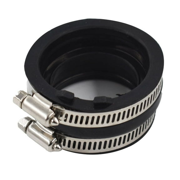 Carburetor Intake Boot Joint with Clamps Fit for 2002-2008 Yamaha Grizzly 660 YFM660F 4X4