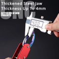 thumbnail image 3 of Fish Grip Controller Lure Pliers Set Thickened Seiko Aluminum Alloy Fish Control Hook Fish Clipper Lure Pliers Fishing Tools Random Color 1pc, 3 of 5