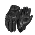 thumbnail image 3 of Guantes de motocicleta de piel de oveja, transpirables, resistentes al viento, cómodos, de dedos completos, para ciclismo, diseño de agujeros transpirables, XL, 3 of 13