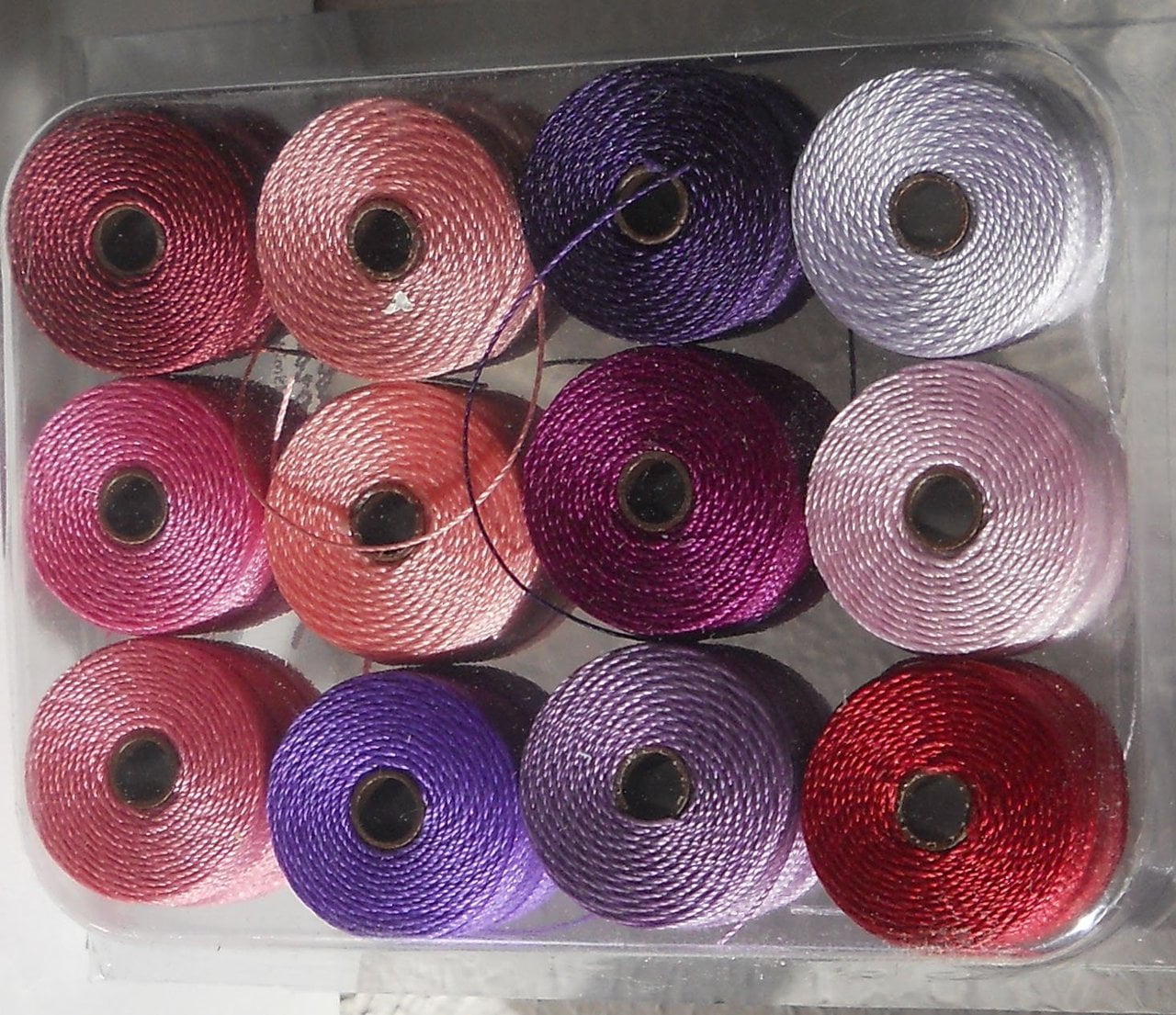 12 Superlon 18 Nylon Beading Jewelry Stringing Cord Slon Spring Mix