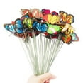 thumbnail image 3 of SPRING PARK 15Pcs Artificial Butterfly Garden Decorations Simulation Butterfly Stakes, 3 of 7