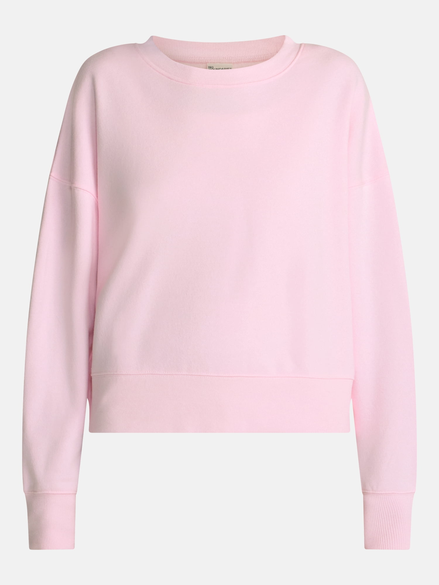 No Boundaries Women's Boxy Fleece Sweatshirt, Midweight, Sizes XXS-4X