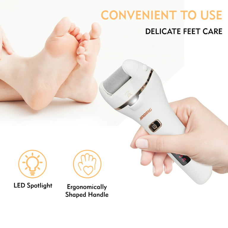 LAVAED electric callus remover for feet waterproof rechargeable pedicure  kit professional 19 in 1 foot file care scrubber shaver too