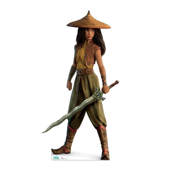 Home Party Decoration Life-Size Raya Last Dragon Cardboard Cutout Standup