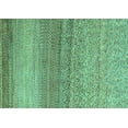 thumbnail image 1 of Ahgly Company Indoor Rectangle Oriental Turquoise Blue Modern Area Rugs, 7' x 9', 1 of 4