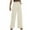 Beige, variant on ZQUUVOU Women's Wide Leg Pants Plain Color Stretch High Waist Casual Wide Leg Dress Pants Office Comfort Trousers Black