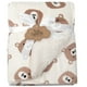 thumbnail image 4 of Manta Esencial para Bebé 89x76 cm Sherpa y Forro Polar Reversible, 4 of 5
