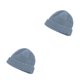 thumbnail image 2 of Sonducket Gorras de punto Casual Beanie Sombrero de moda Casual Elástico Hip Hop Gorro a prueba de viento Ropa Esquí Ciclismo azul claro azul claro 2Conjunto, 2 of 6
