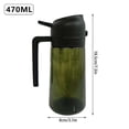 thumbnail image 5 of 470ml Glass Oil Dispenser - Dual Use Pump & Spray Oil Bottle for Home Kitchen, Large Capacity Precise Oil Sprayer for Cooking, 5 of 5