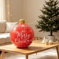 thumbnail image 6 of 1pcs Inflatable Christmas Ball,19x25 Inch Outdoor Holiday Ornament,Thickened PVC Inflatable Christmas Decor for Seasonal Display 66x48cm, 6 of 6