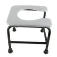 thumbnail image 1 of Silla Con Cómoda Portátil, Silla Con Cómoda Junto A La Cama, Estructura Estable, Fácil Limpieza, Asiento Estándar, Para Ancianos Y Mujeres Embarazadas, Taburete De Baño, 1 of 7