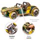 thumbnail image 2 of Kit de maqueta de coche de madera WOODEN.CITY Premium, rompecabezas 3D para adultos, 2 of 8