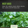 Frontier Coop Sweet Basil Leaf, 1Pound Bulk, Popular on Pizza & DIY