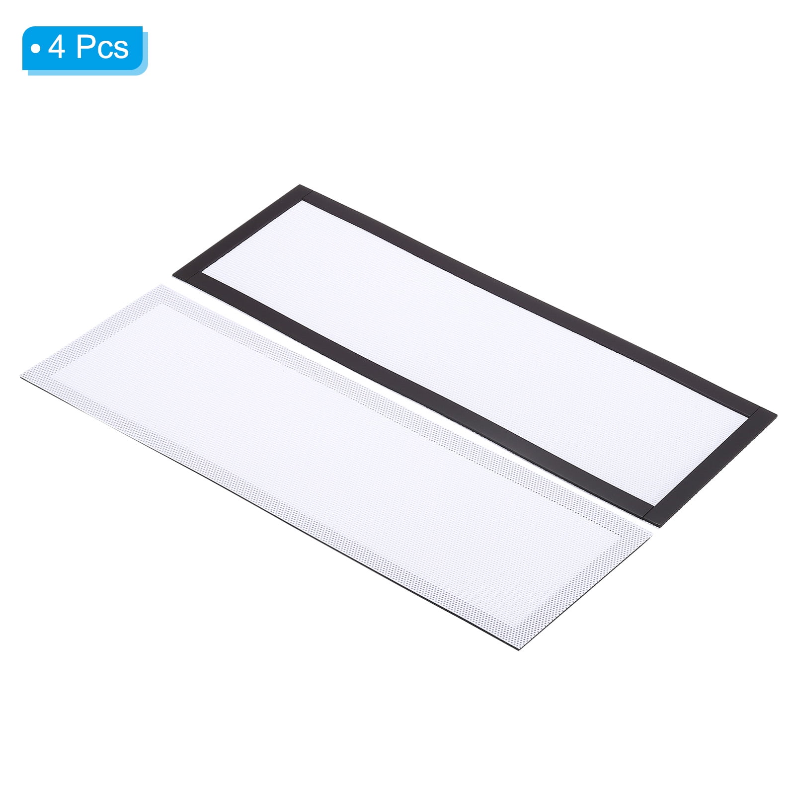 Uxcell 4"x12" Magnetic Vent Cover 4 Pack Floor Wall Air Registers Cover Strong Magnet Screen Mesh White