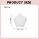 thumbnail image 2 of 15Pcs Estrella de fieltro para manualidades, pompones de costura blancos, hojas de fieltro de lana hechas a mano de 1.2" para artes y manualidades DIY, 2 of 6
