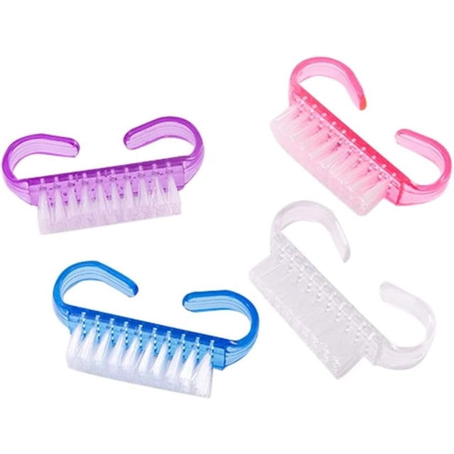 10Pcs Nail Cleaning Brushes Pedicure Brush Cleaner Scrubbing Kit Pedicure for Toes and Nails Manicure