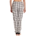 thumbnail image 3 of Just Love Women Pajama Pants Sleepwear (Grey Plaid Jogger, 2X), 3 of 3