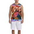 thumbnail image 7 of Wukai Oil Paintings of Elephants Men’s Basketball JerseySmall, 7 of 7