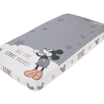 Disney Love Mickey 100% Cotton Photo Op Fitted Crib Sheet