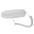 thumbnail image 4 of Extensión de teléfono fijo de pared sin identificador de llamadas, teléfono residencial para hotel y familia (blanco), 4 of 14