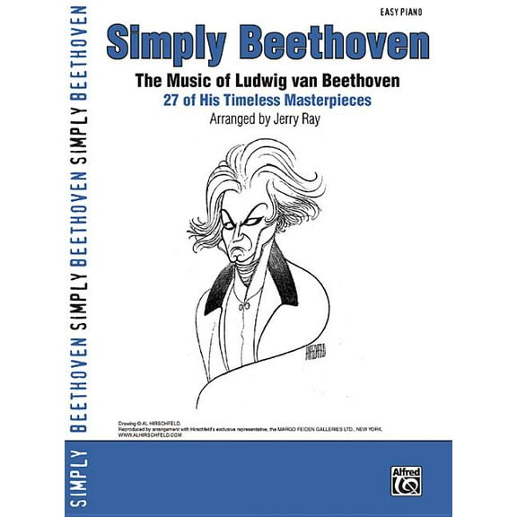 Simply: Simply Beethoven: The Music of Ludwig Van Beethoven -- 27 of His Timeless Masterpieces (Easy Piano) (Paperback)(Large Print)