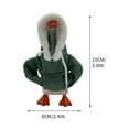 thumbnail image 3 of Costeam 7 Inch Desk Goose Outfits, Hoodies Tabletop Goose Accessory, Costume for Mini Porch Goose, Magnetic Goose Statue, Key Holder Clothes for Table Decor, 3 of 6