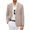 Champagne, variant on Men's Linen Blazer Casual Lightweight Two Button Sport Coats Formal Business Suit Jacket Unlined Blazer