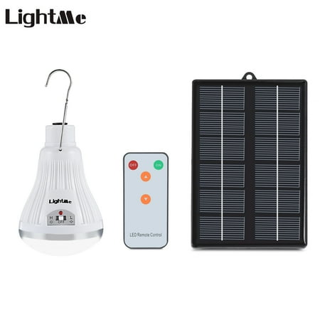 Lightme Dimmable Remote Control Solar Powered Light 20 Leds Lamp For Departments