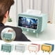 thumbnail image 1 of Funda para caja de pañuelos de diseño de televisor con soporte para teléfono – Plástico ABS, gran capacidad, portaservilletas de escritorio retro para cocina, dormitorio, salón, baño, oficina – cabe, 1 of 6