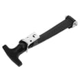 thumbnail image 1 of HEALEEP Car Hood Hardware Rectangular Hatch Latch 1Set Rubber Stainless Steel 9X3.1X0.8in for Automotive Repair, 1 of 8