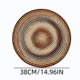 thumbnail image 3 of Round Placemats Set of 6, Cotton Rope Woven Table Mats, Hot Pads for Kitchen, Non Slip Heat Resistant Place Mats, 15 Inches Braided Placemat for Farmhouse Decor and Kitchen Table Decor (Type B), 3 of 5