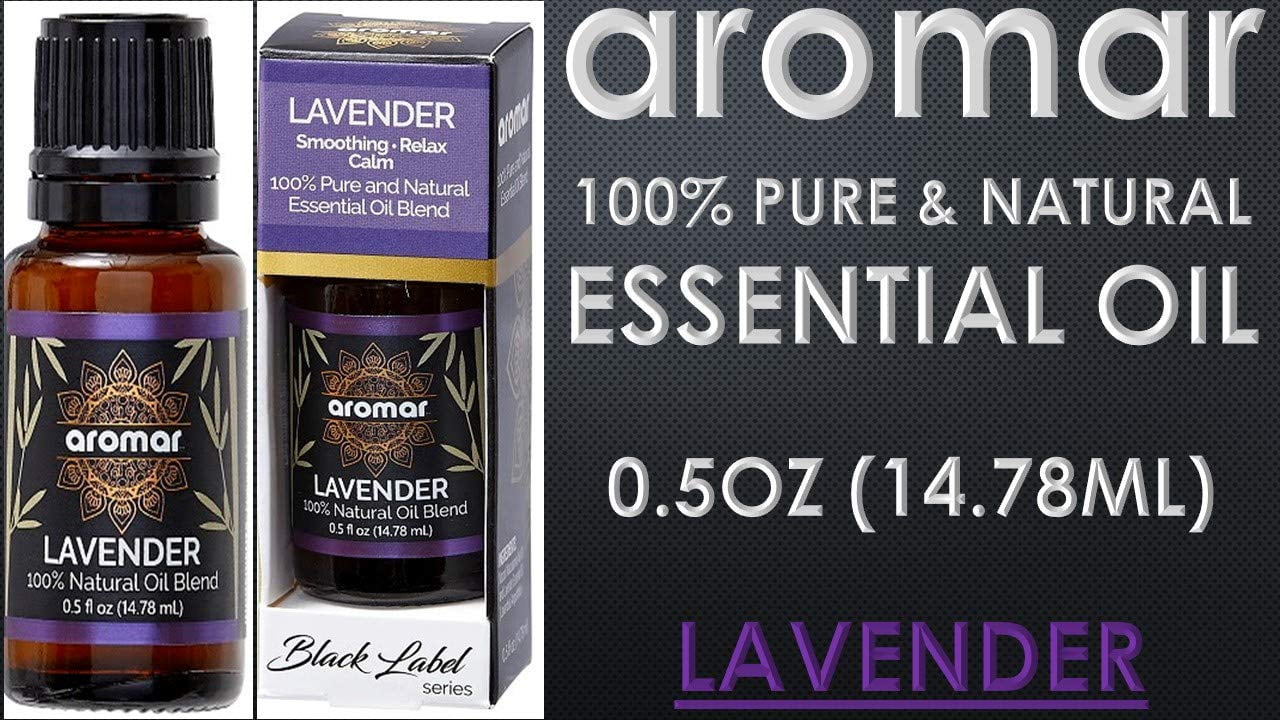 aromar Black Label series 100% Pure and Natural Essential Oil Blend 0.5oz/14.78mL Pick Yours (Lavender (Smoothing, Relax, Calm))