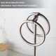 thumbnail image 4 of Billuyoard Soporte para toallas Anillos dobles Soporte colgante Estante de de acero inoxidable Toallas de Suministros organizadores de baño Juegos de accesorios de baño Billuyoard HA066222-00, 4 of 6