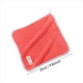 thumbnail image 4 of Handkerchief Towel, Face Wash Cloth, Soft Absorbent Fabric, Multi-purpose Small Towel for Bath Time, Hand Washing, and Play, Red, by FAJHHA, 4 of 8