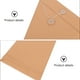 thumbnail image 5 of 50 unidades de portafolios de papel kraft en blanco, organizador de documentos, bolsa, estuche tamaño carta para papelería de oficina., 5 of 7