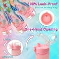 thumbnail image 4 of LEUCHTAMOR Decorate Your Own Water Bottle Kits for Girls Age 4-10,Mermaid Gem Diamond Painting Crafts,Fun Arts and Crafts Gifts Toys for Girls Birthday Christmas(Mermaid), 4 of 6