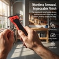 thumbnail image 4 of DEKEones 2 Pack Razor Blade Scraper with 100 Extra Blades, Plastic Handle Cleaning Scraper Tool for Removing Stickers, Labels, Decals, Adhesive, Paint & Glue from Glass, Windows, Stovetops, and Cars, 4 of 7