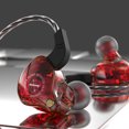 thumbnail image 4 of Auriculares con cable Portátil 96dB TPE Alambre Ear Gancho In-Ear Auriculares Cantando Voz Llamada Ejercicio Auricular Con Micrófono Rojo Scienceny EL022393-01B, 4 of 7