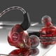 thumbnail image 4 of Auriculares con cable Portátil 96dB TPE Alambre Ear Gancho In-Ear Auriculares Cantando Voz Llamada Ejercicio Auricular Con Micrófono Rojo Guardurnaity EL022393-01B, 4 of 7
