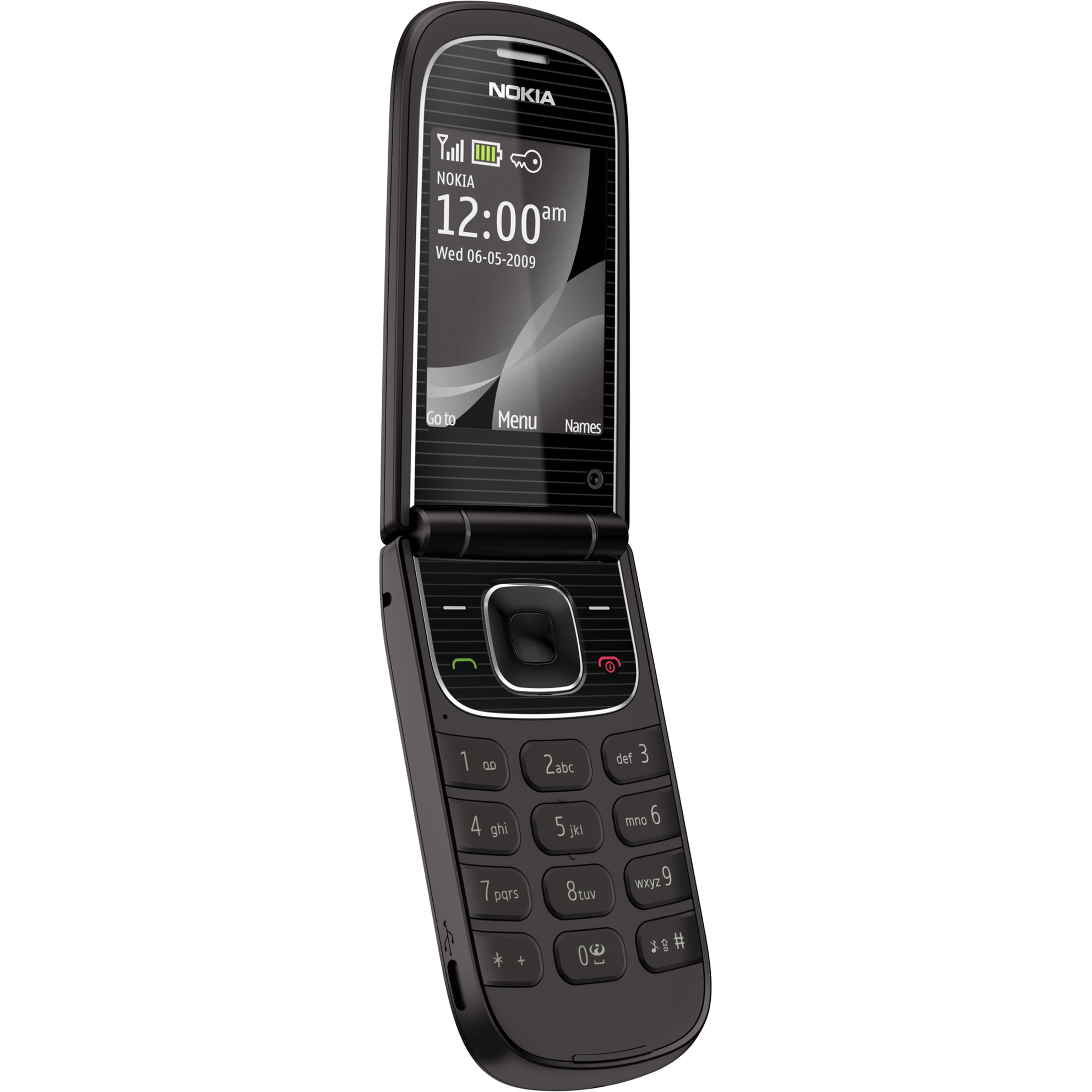 Nokia fold 70 Feature Phone, 2.2" LCD 240 x 320, Black - Walmart.com