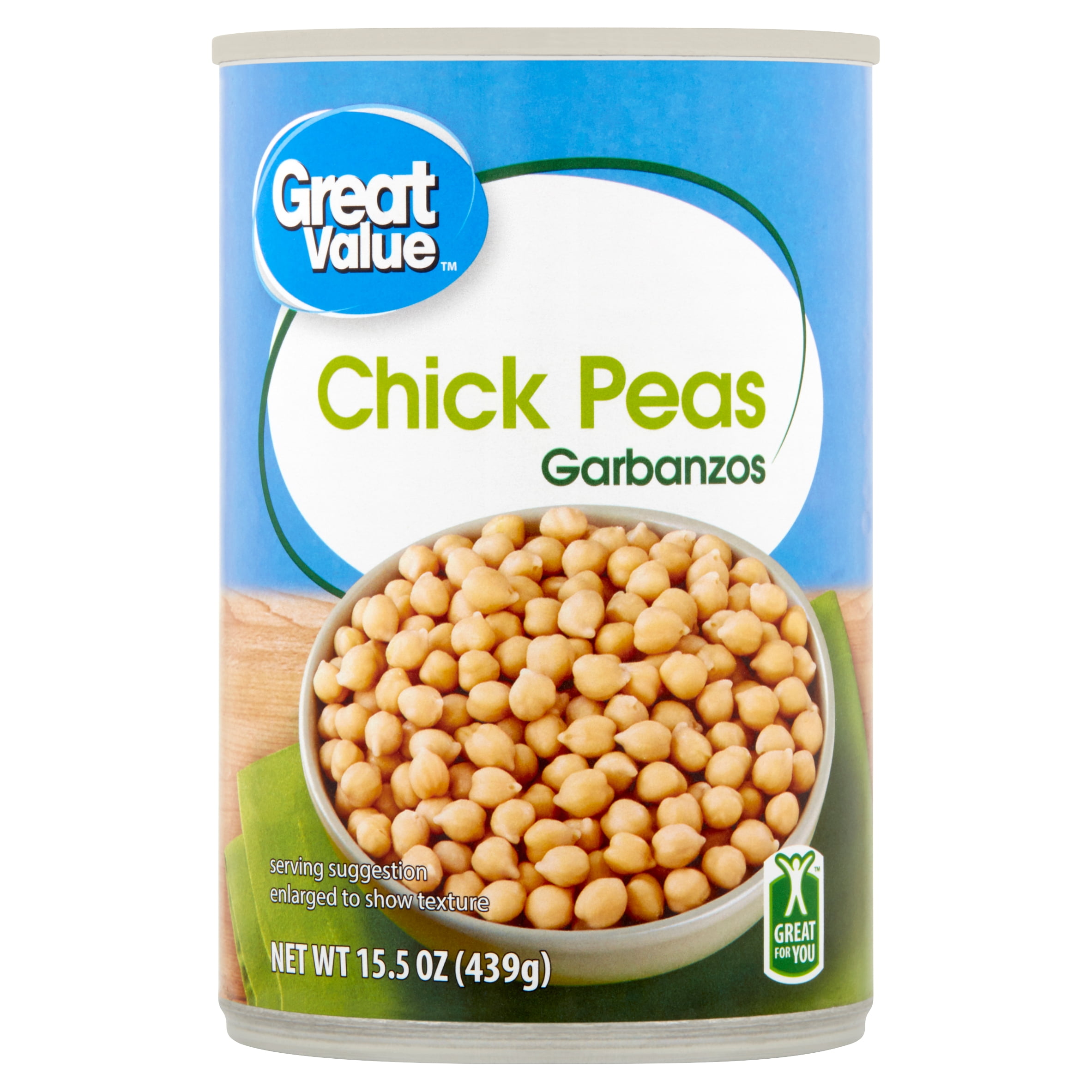 Great Value Garbanzos Chick Peas, 15.5 oz