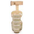 thumbnail image 3 of Sandalias De Plataforma De Cuña De Tiras Para Mujer Desnudo 39, 3 of 6