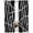 Black, variant on Sheer Curtains 108 Inches Long, Light Filtering Window Curtains for Living Room/Bedroom, Rod Pocket Voile Sheer Curtain Drapes, 52"W x 108"L, 2 Panels