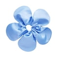 thumbnail image 4 of Gomas para el pelo Yinane Coleteros de satén azul, 4 of 8