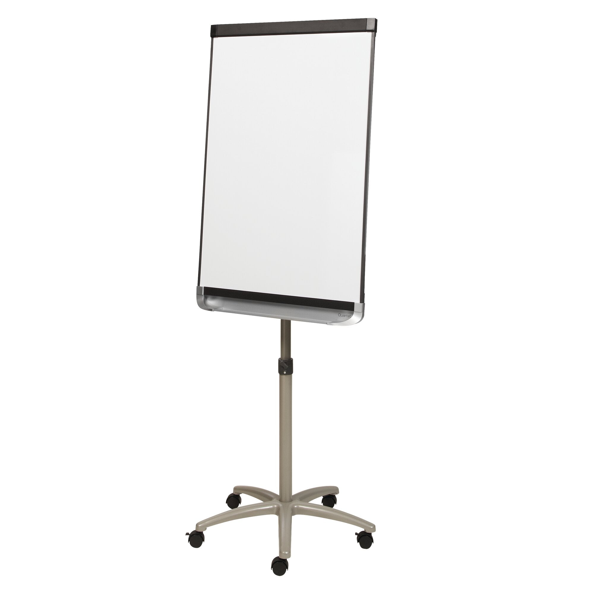 Quartet Prestige 2 Mobile Presentation Easel, Magnetic Whiteboard/Flipchart, 36" x 24", Graphite Finish Frame