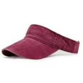 thumbnail image 1 of Denim Sun Hat All-match Solid Color Empty Top Baseball Hat for Outdoor, 1 of 10