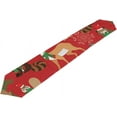 thumbnail image 5 of Coolnut 13"x90" Rectangle Christmas Deer Pattern Printed Table Runner for Wedding Birthday Holiday, 5 of 5