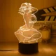 thumbnail image 2 of Luz de noche LED 3D Anime One Piece Roronoa Zoro, Luffy Nico, Barco Pirata, figuras, modelo, lámpara de mesa, decoración de escritorio, regalo de vacaciones, 2 of 5