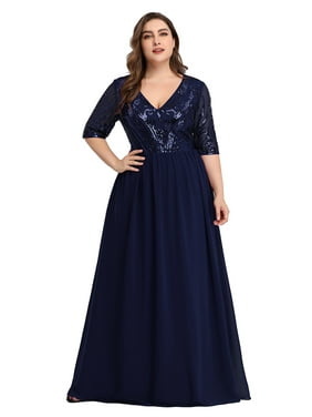 [Get 38+] Formal Navy Blue Dress Plus Size